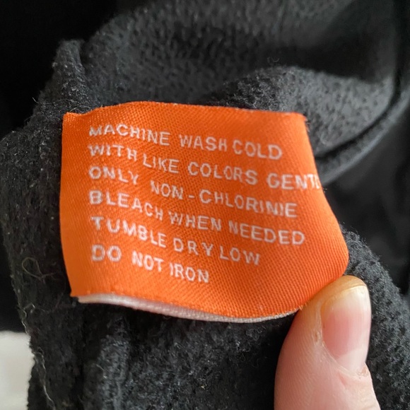 Weatherproof Men’s Fleece Zip Up Jacket - Black Small - Picture 14 of 14